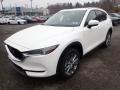 Front 3/4 View of 2021 Mazda CX-5 Grand Touring Reserve AWD #5