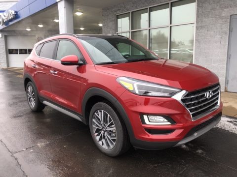 Red Crimson Hyundai Tucson Ulitimate AWD.  Click to enlarge.