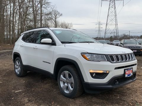 White Jeep Compass Latitude 4x4.  Click to enlarge.