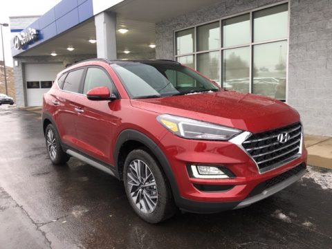 Red Crimson Hyundai Tucson Ulitimate AWD.  Click to enlarge.