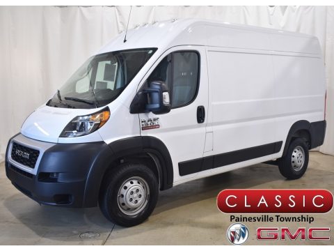 Bright White Ram ProMaster 1500 High Roof Cargo Van.  Click to enlarge.