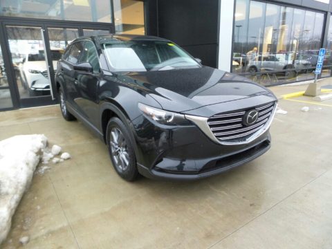 Jet Black Mica Mazda CX-9 Touring AWD.  Click to enlarge.