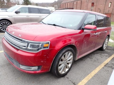Ruby Red Metallic Ford Flex Limited AWD.  Click to enlarge.