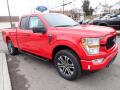 Front 3/4 View of 2021 Ford F150 STX SuperCab 4x4 #7