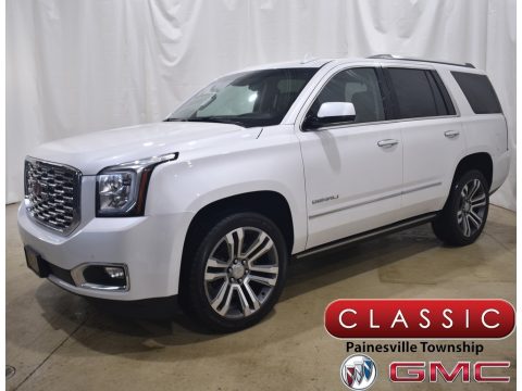 White Frost Tricoat GMC Yukon Denali 4WD.  Click to enlarge.