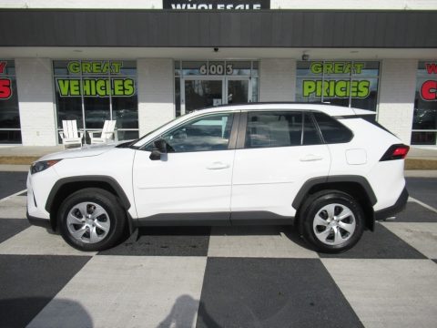 Super White Toyota RAV4 LE. Click to enlarge. Super White Toyota RAV4 LE. Click to enlarge.
