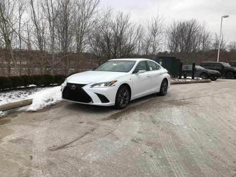 Ultra White Lexus ES 350 F Sport.  Click to enlarge.