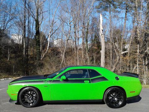 Green Go Dodge Challenger T/A 392.  Click to enlarge.