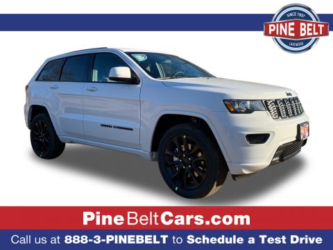 Bright White Jeep Grand Cherokee Laredo 4x4.  Click to enlarge.