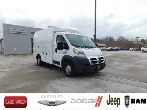 Bright White Ram ProMaster 3500 Cutaway.  Click to enlarge.