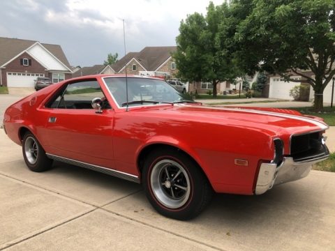 Red AMC AMX .  Click to enlarge.
