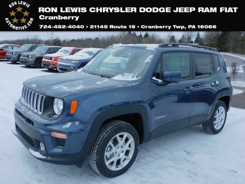 Slate Blue Pearl Jeep Renegade Latitude 4x4.  Click to enlarge.