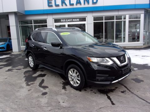 Magnetic Black Pearl Nissan Rogue SV AWD.  Click to enlarge.