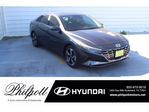 Portofino Gray Hyundai Elantra Limited.  Click to enlarge.