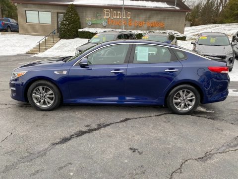 Horizon Blue Kia Optima LX 1.6T.  Click to enlarge.