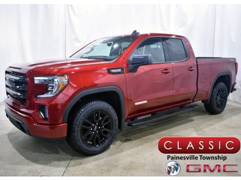 Cayenne Red Tintcoat GMC Sierra 1500 Elevation Double Cab 4WD.  Click to enlarge.