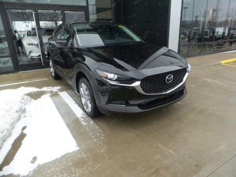 Jet Black Mica Mazda CX-30 Select AWD.  Click to enlarge.