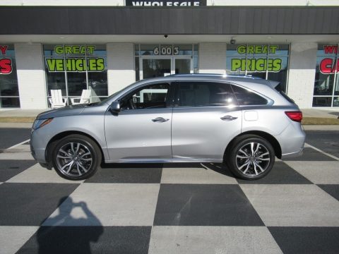 Lunar Silver Metallic Acura MDX Advance.  Click to enlarge.