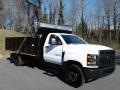 Front 3/4 View of 2020 Chevrolet Silverado 4500HD Crew Cab Chassis Dump Truck #6