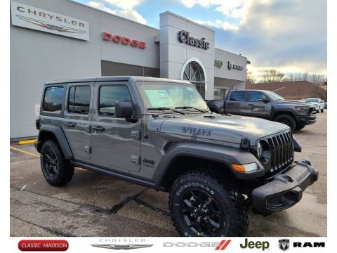 Sting-Gray Jeep Wrangler Unlimited Willys 4x4.  Click to enlarge.