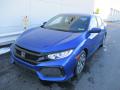 Front 3/4 View of 2018 Honda Civic LX Hatchback #8