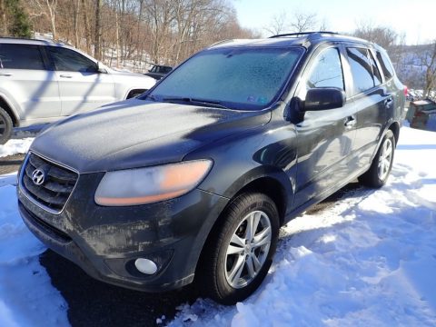 Black Forest Green Metallic Hyundai Santa Fe Limited 4WD.  Click to enlarge.