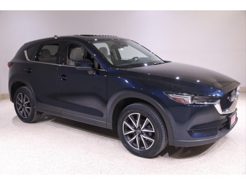 Deep Crystal Blue Mica Mazda CX-5 Grand Touring AWD.  Click to enlarge.
