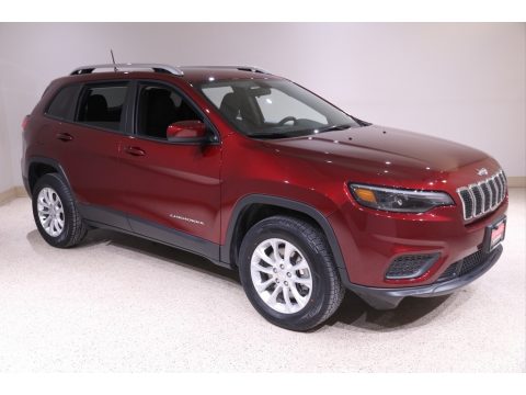 Velvet Red Pearl Jeep Cherokee Latitude 4x4.  Click to enlarge.