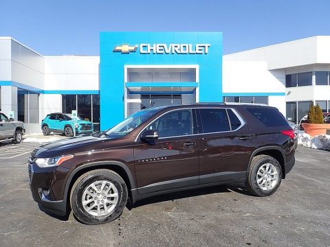 Sable Brown Metallic Chevrolet Traverse LT AWD.  Click to enlarge.
