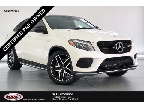 Polar White Mercedes-Benz GLE 43 AMG 4Matic Coupe.  Click to enlarge.