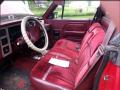  1989 Dodge Dakota Red Interior #4