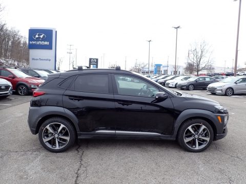 Ultra Black Hyundai Kona Ultimate AWD.  Click to enlarge.