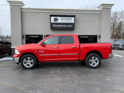 Bright Red Ram 1500 Big Horn Crew Cab 4x4.  Click to enlarge.