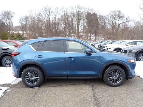 Eternal Blue Mica Mazda CX-5 Touring AWD.  Click to enlarge.