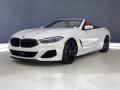 Front 3/4 View of 2021 BMW 8 Series 850i xDrive Convertible #6