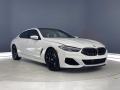 Front 3/4 View of 2021 BMW 8 Series 850i xDrive Gran Coupe #1
