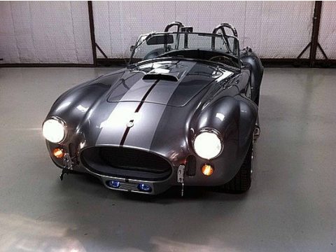 Silver/Gray Shelby Cobra Factory 5 Roadster Replica.  Click to enlarge.