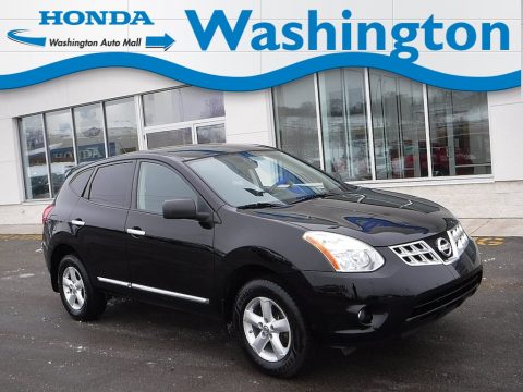Super Black Nissan Rogue S AWD.  Click to enlarge.