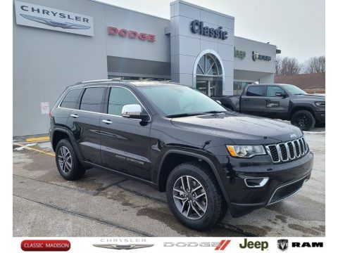 Diamond Black Crystal Pearl Jeep Grand Cherokee Limited 4x4.  Click to enlarge.