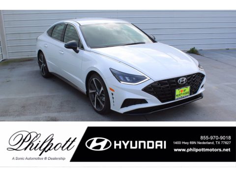 Quartz White Hyundai Sonata SEL Plus. Click to enlarge. Quartz White Hyundai Sonata SEL Plus. Click to enlarge.