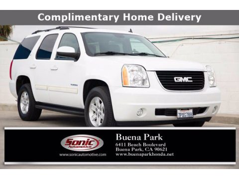 Summit White GMC Yukon SLT.  Click to enlarge.