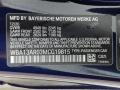 BMW Color Code C3Z Tanzanite Blue II Metallic #25