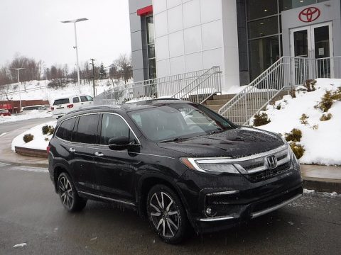 Crystal Black Pearl Honda Pilot Elite AWD.  Click to enlarge.