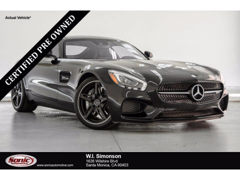 Black Mercedes-Benz AMG GT Coupe.  Click to enlarge.