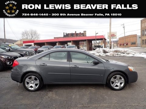 Dark Steel Gray Metallic Pontiac G6 Sedan.  Click to enlarge.