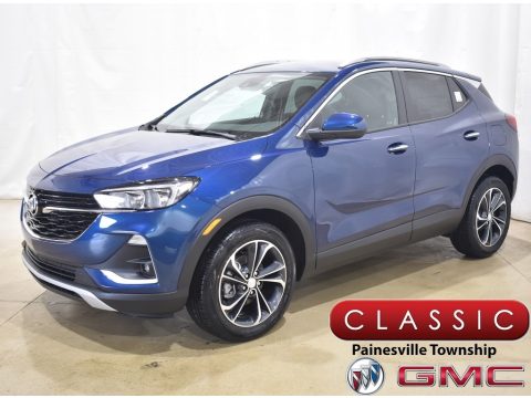 Deep Azure Metallic Buick Encore GX Select AWD.  Click to enlarge.