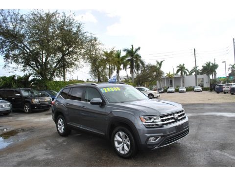 Platinum Gray Metallic Volkswagen Atlas SEL 4Motion.  Click to enlarge.