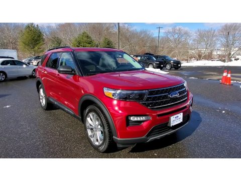 Rapid Red Metallic Ford Explorer XLT 4WD.  Click to enlarge.