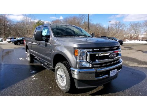 Carbonized Gray Ford F250 Super Duty XL Crew Cab 4x4.  Click to enlarge.