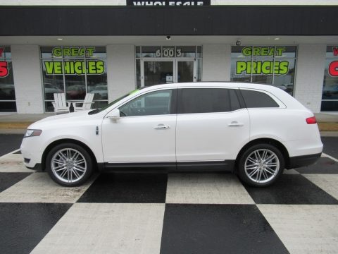 White Platinum Lincoln MKT AWD.  Click to enlarge.